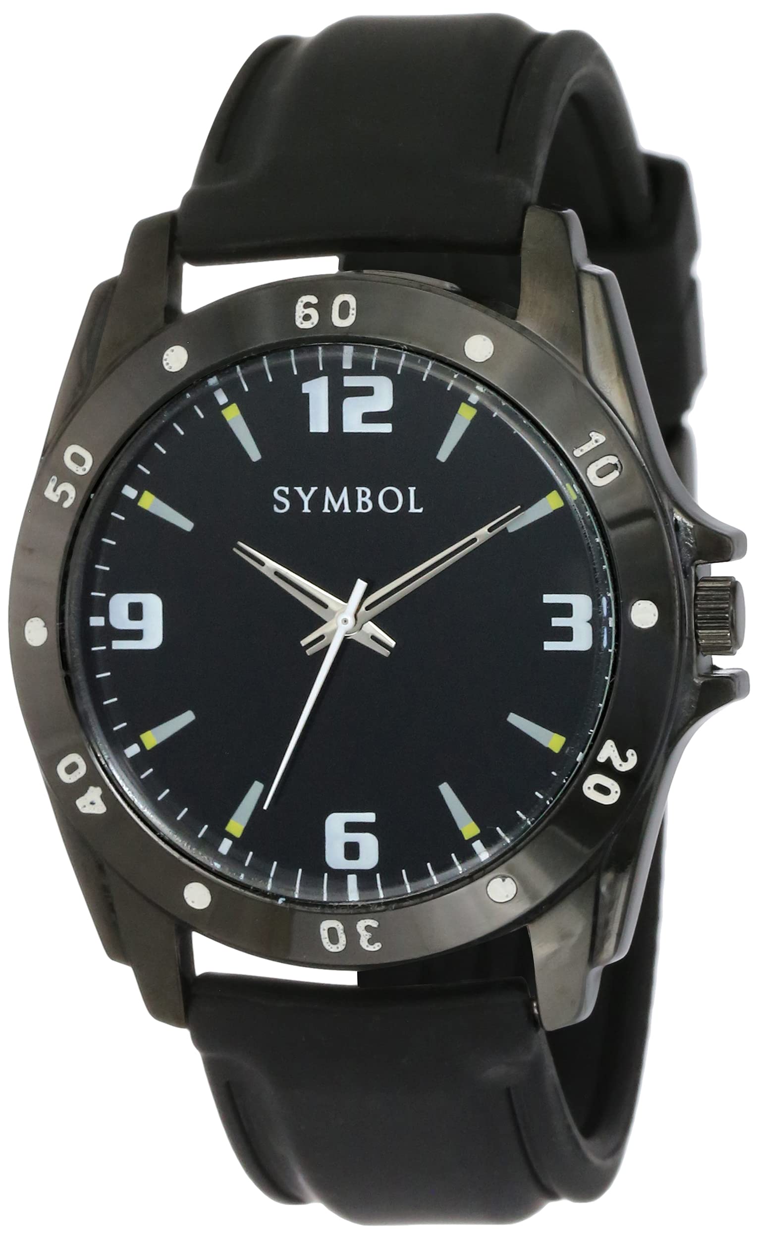 Amazon Brand - Symbol Men Silicone Spring-Summer21 Analog Black Dial Watch-Az-Sym-Ss21A-16C, Band Color-Black (B08ZHJ9MYM) Amazon Price History, Amazon Price Tracker