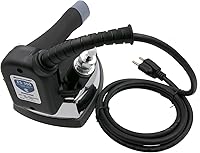 Vista 6 de Silver Star ES-300 Steam Iron – 110 Volt Gravity Fed Hanging Bottle Clothes Iron with Non-Stick Laminate Sole Plate, Demineralizer Cartridge