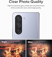 Vista 7 de Ringke Cristal de cámara [protección multicapa] compatible con Samsung Galaxy Z Fold 5, protector de lente de cámara de vidrio templado, 2
