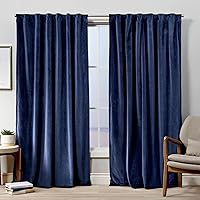 Vista 10 de Cortinas exclusivas para el hogar, de terciopelo, pesadas, para ventanas, paneles pares