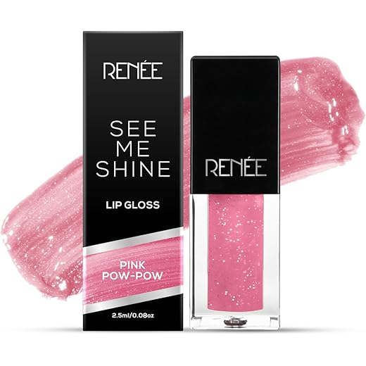 Renee See Me Shine Lip Gloss - Pink Pow Wow 5ml