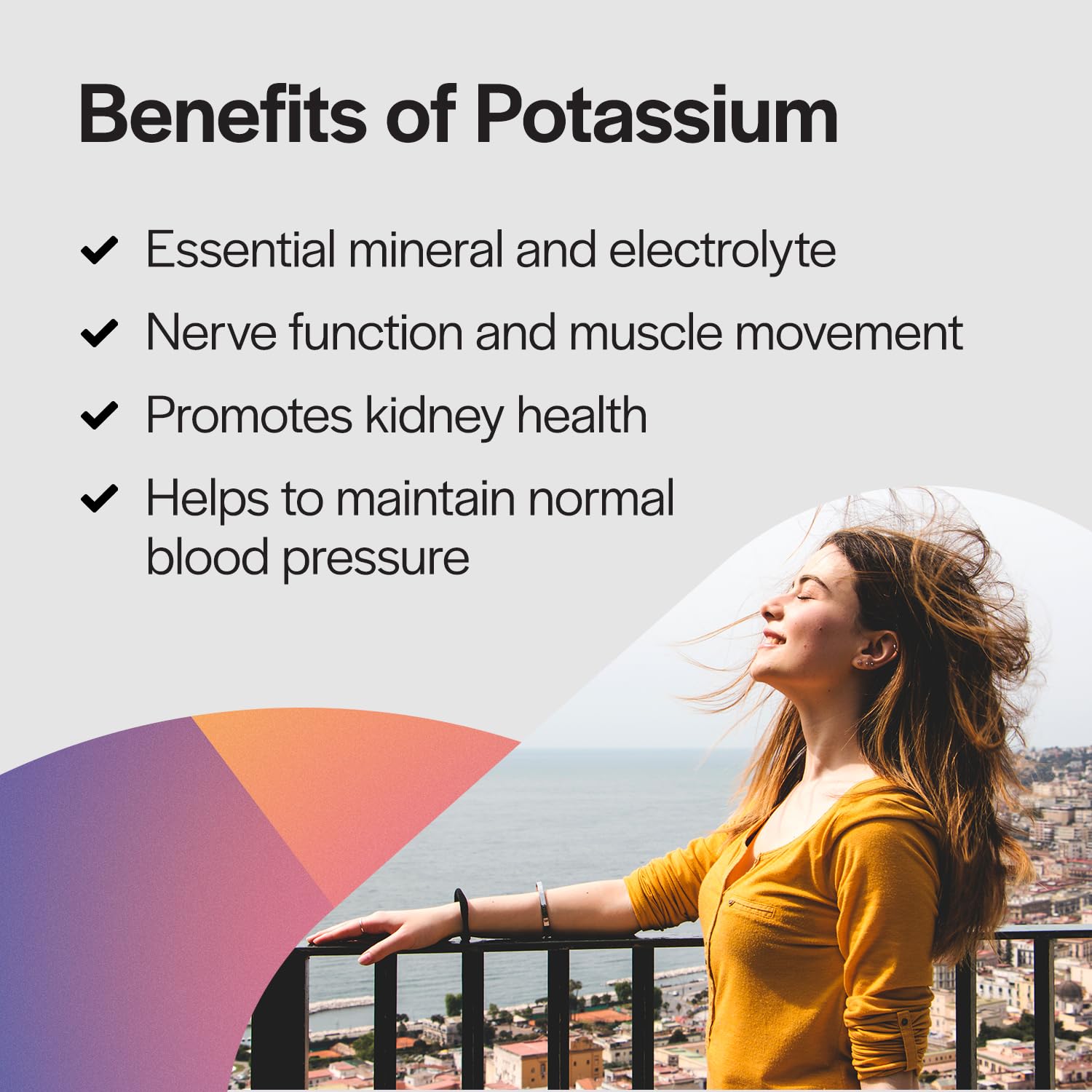 PureFormulas Potassium Supplement Chelated 99 mg Highly Absorbable Pure Potassium Formula for Energy, Nerve, Muscle, Kidney, Heart, and Skeletal Support, Non-GMO - 100 Vegetarian Capsules — Amazon image 5