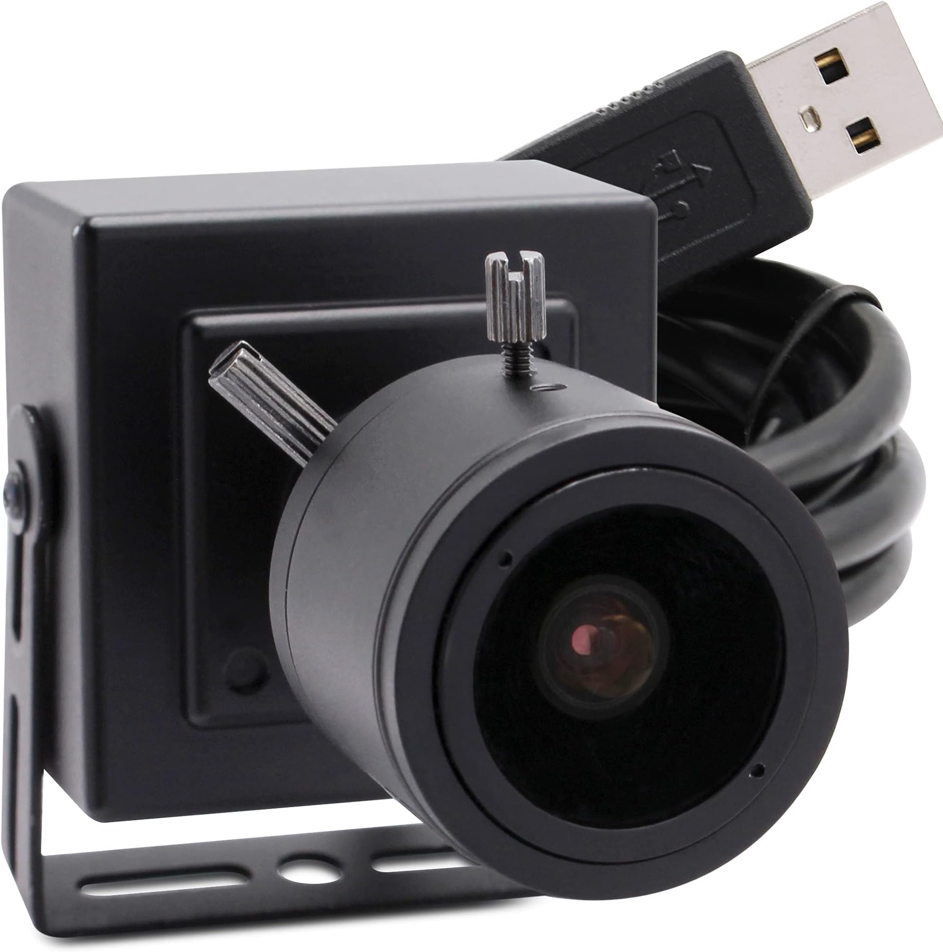 Svpro 8MP Manual Focus Webcam with 2.8-12mm Varifocal Lens,High Definition USB Camera,IMX179 Sensor,M12 Mount Portable PC Cam