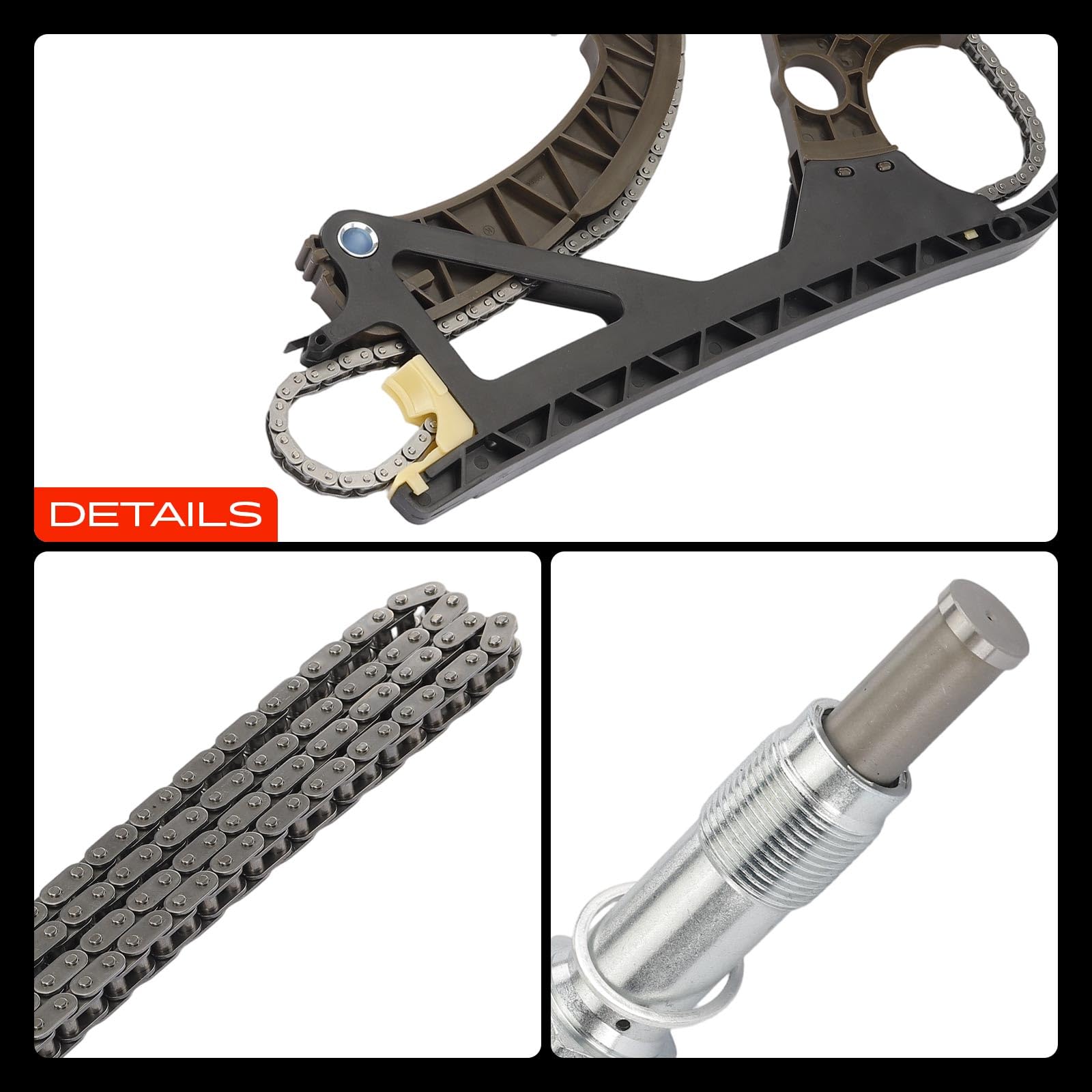 Frankberg Kit de cadena de distribución cadena de distribución 11317516088 | Compatible con: Serie 1 Convertible E88, Serie 1 E81, Serie 3 Coupé E92, Serie 3 Touring E91, Serie 3 E90