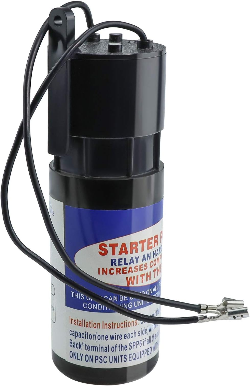 SPP6 Hard Start Capacitor Replacement 115V Thru 288VAC Hard Start kit for air Conditioner Units from 4,000 to 120,000(1/2 Thru 10H.P.),Increases Compressor Torque 500% by AMI PARTS
