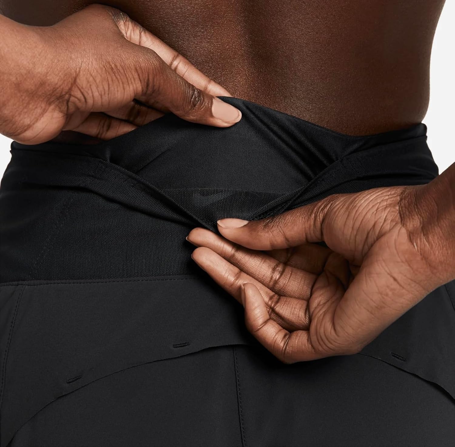 Nike Women's Swift Dri-FIT Mid-Rise Running Pants, Black, XL - Image 7