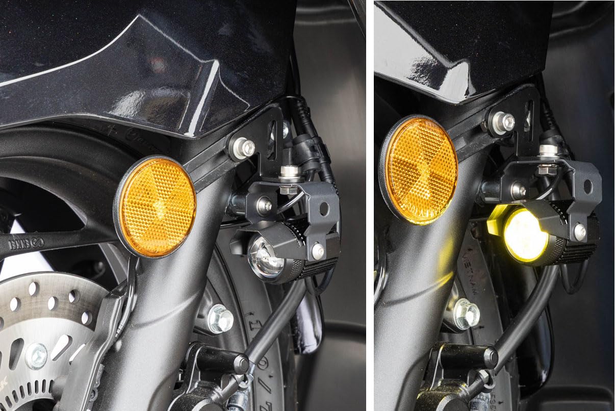 pcx キジマLEDフォグランプ未使用電源取り出しハーネス付き