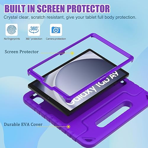 Miniatura 3 de BMOUO Funda infantil para Samsung Galaxy Tab A7 Lite de 8.7 pulgadas 2021  con protector de pantalla, a prueba de golpes, ligera, convertible con