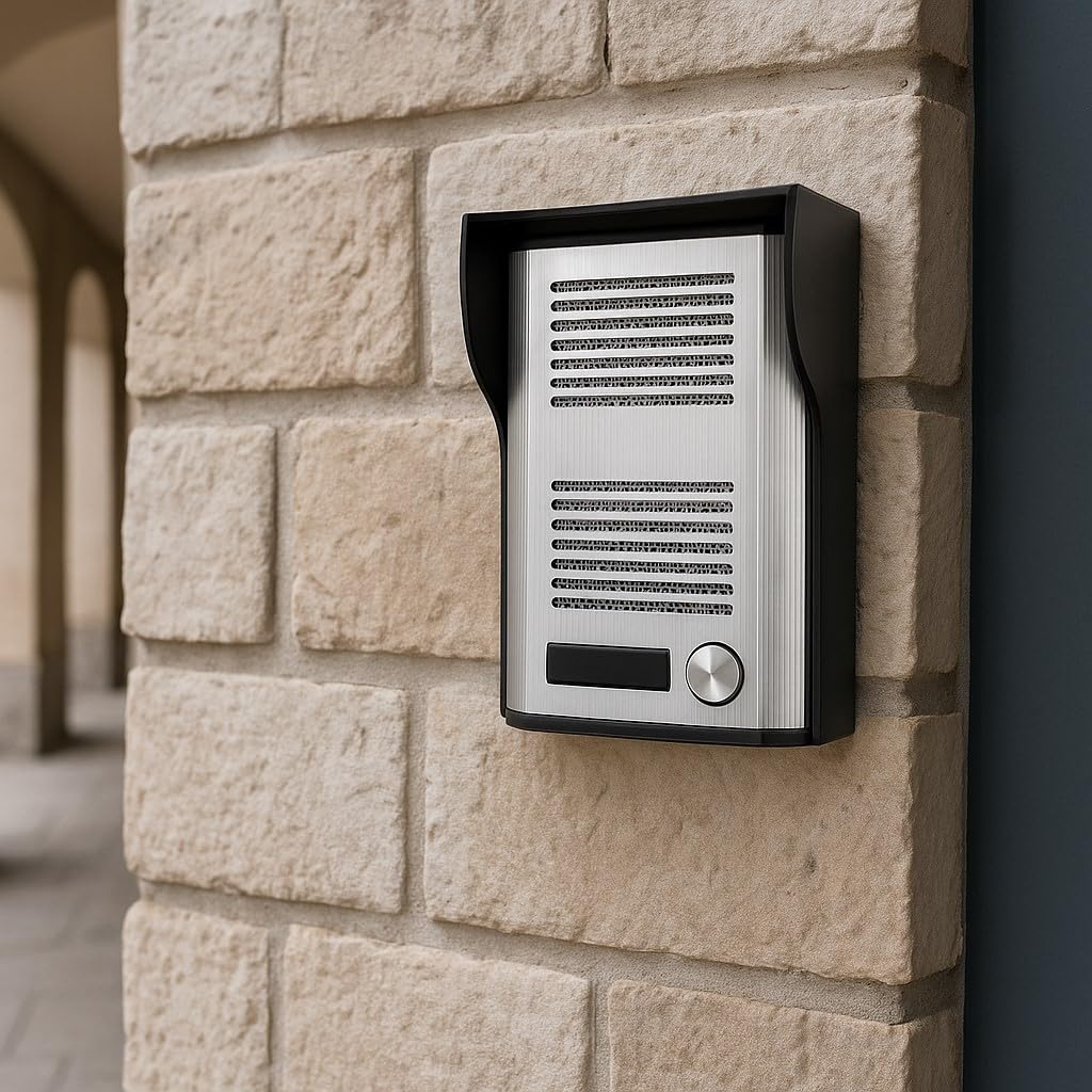 Citofono da Parete con 3 Cornette Interfoniche e Apriporta Elettrico – Sistema Citofonico a 3 Postazioni per Casa, Ufficio o Condominio – RL-3203A - CW553