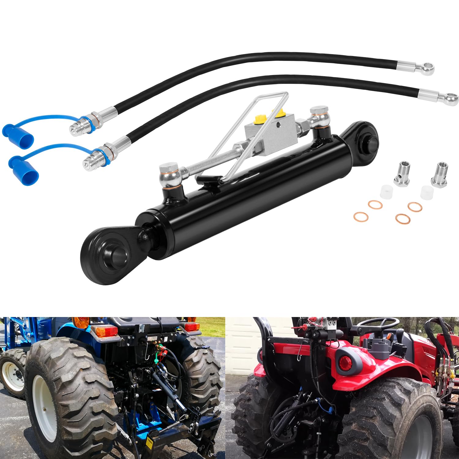 しし Amazon.com: Hydraulic Top Link Cat. 1-1 18 1/8” – 26 3/8