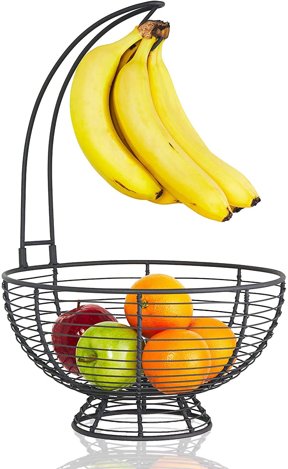 REGAL TRUNK & CO. Large Fruit Basket With Banana Hanger l Rustic French