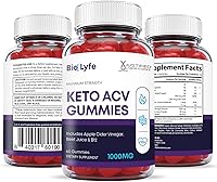 Vista 6 de Justified Laboratories Bio Lyfe Keto ACV Gummies 1000 mg con jugo de granada raíz de remolacha B12 180 gomitas