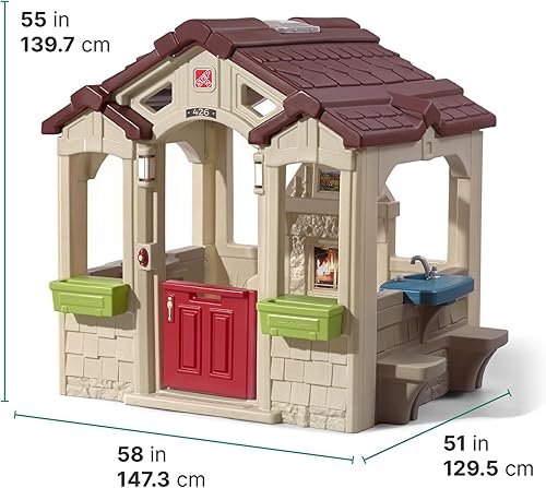 Miniatura 7 de Step2 Charming Cottage - Casa de juegos para niños multicolor