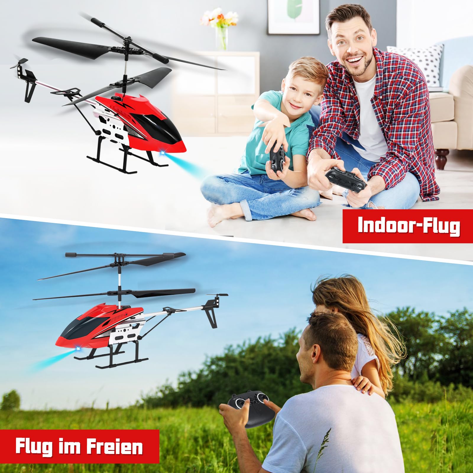 FeiWen 2 Kanal Mini Ferngesteuerter Helikopter