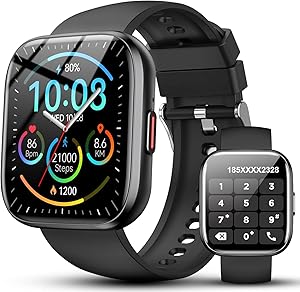 Ddidbi Reloj Inteligente Hombre Mujer, 1.85" Llamadas Smartwatch con 112 Modos Deportivos, IP68 Impermeable Smart Watch con Pulsómetro/Monitor de Sueño/Podómetro, Pulsera Actividad para Android iOS