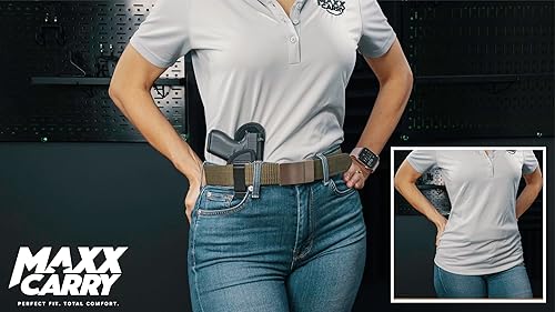 Miniatura 6 de Maxx Carry IWB - Funda de nailon prémium para pistola Taurus 1911 de tamaño completo de 5 pulgadas  Colt 1911  Kimber 1911  Ruger SR1911 estándar y