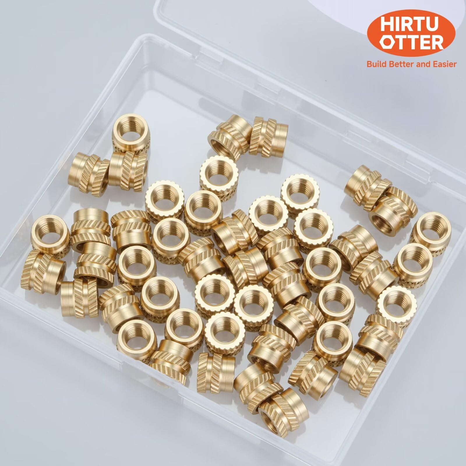 Snapklik.com : 200 Pcs M2 Brass Heat-Set Threaded Inserts For 3D ...