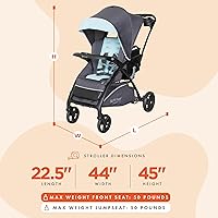 Vista 25 de Baby Trend Sit N' Stand® Cochecito Shopper Plus 5 en 1, Kona