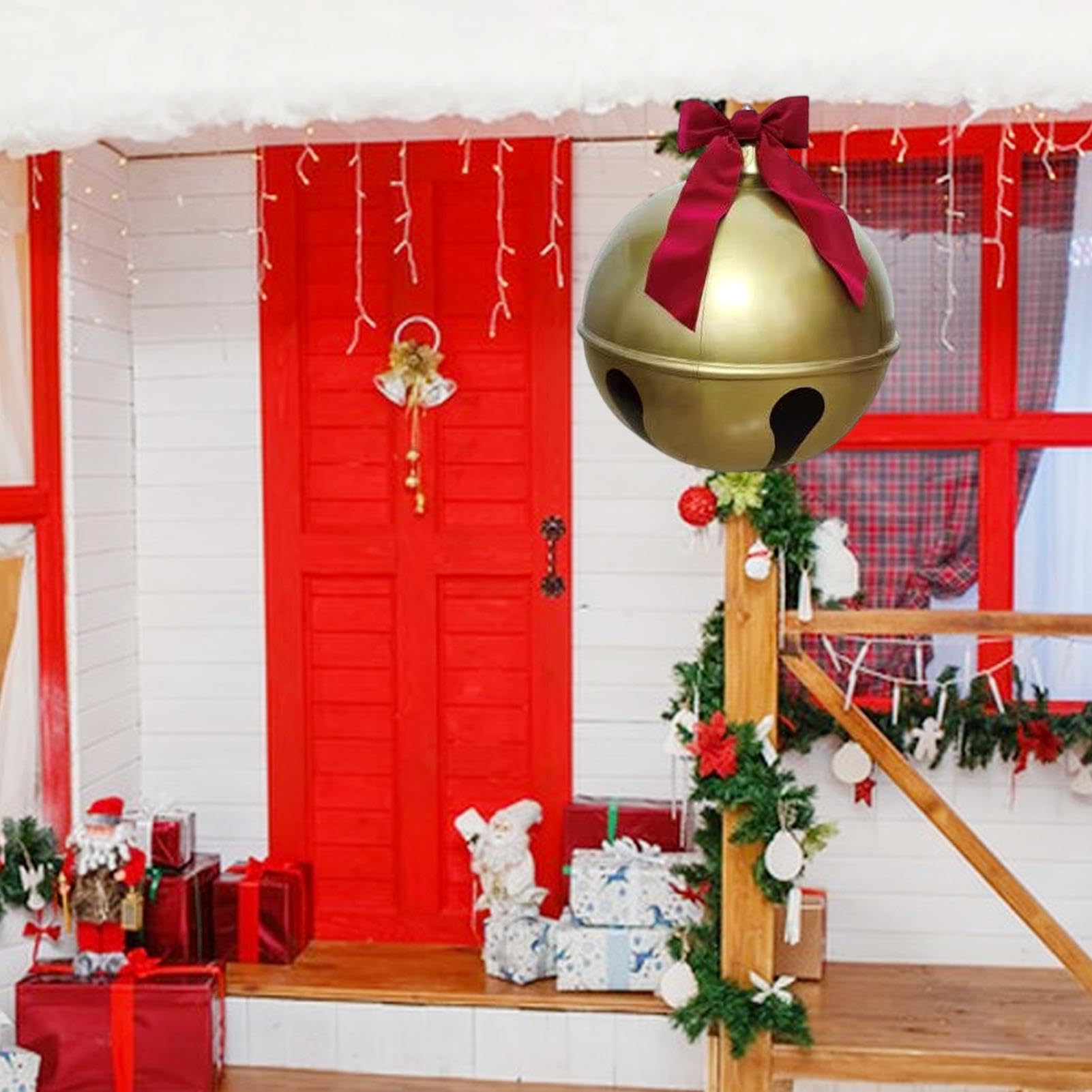 Outdoor Kerst Opblaasbare Opblaasbare Fluwelen Versierde Bal 60/45Cm Giant Ballen Bal Grote Boom Speelgoed Grote Xmas Decoraties Outdoor Kerst Opblaasbare Opblaasbare Fluwelen Versierde Bal 60/45Cm Giant Ballen Bal Grote Boom Speelgoed Grote Xmas Decoraties