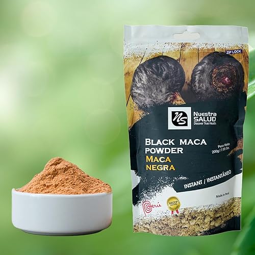 Miniatura 6 de Maca Polvo Organic 200 g de energía natural negro