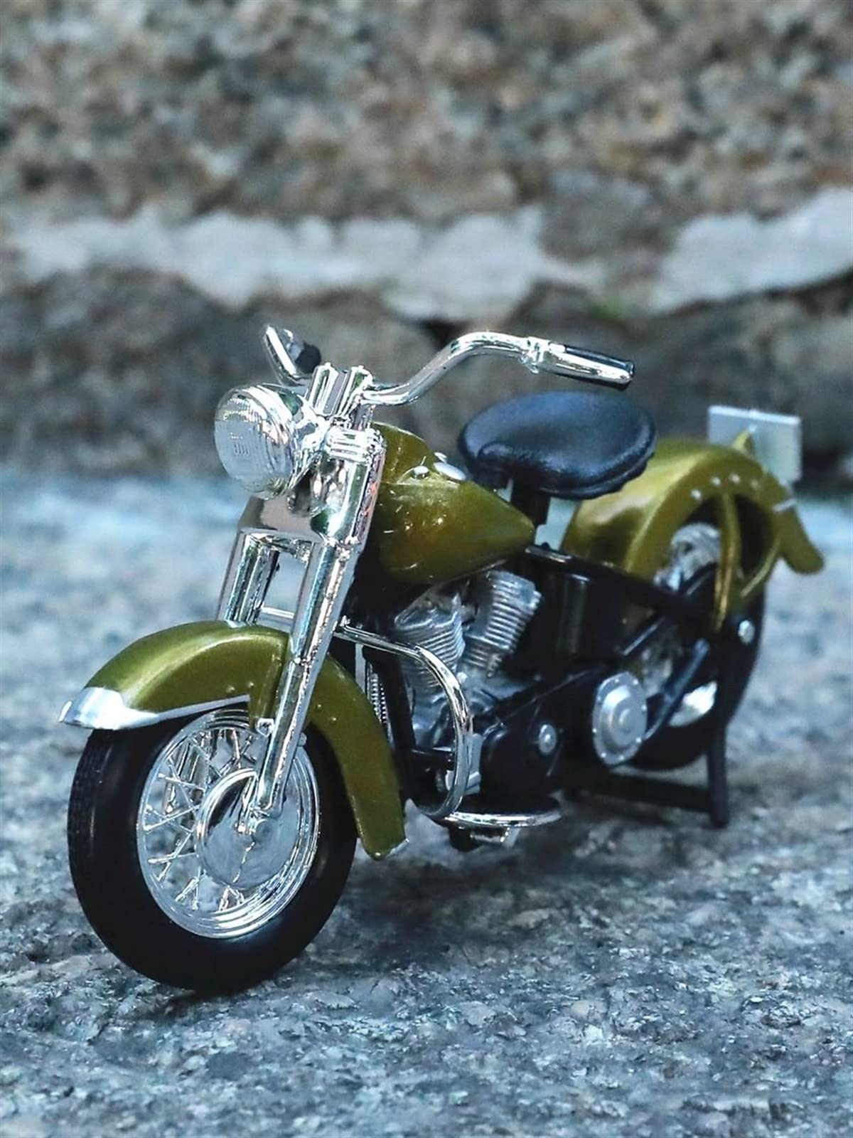 SEYXF Motorbike Toy for Harley 74FL for Hydra Glide 1953 Motorcycle Birthday Gift Toys Collection 1/18