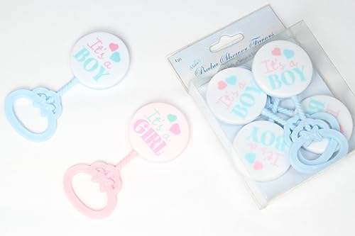 Miniatura 2 de It's a GirlBoy Baby Rattle (azul)