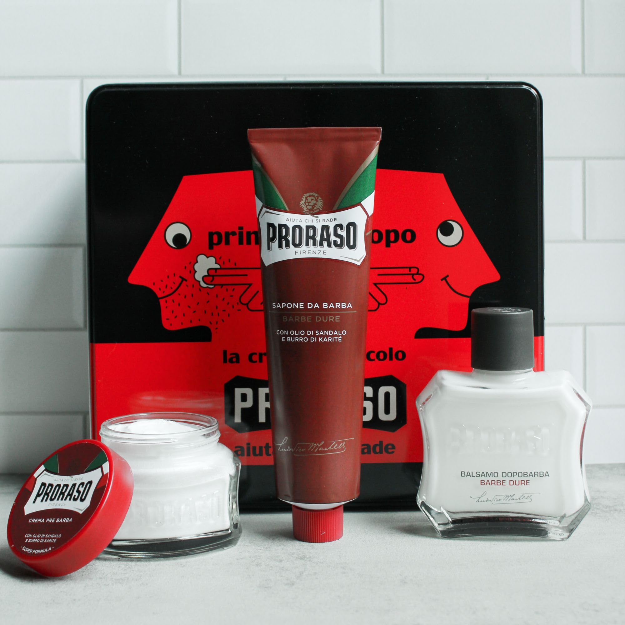 Proraso (Rote Linie) - Vintage Selection Primadopo X3 Bunt 3 Stück (1er Pack)