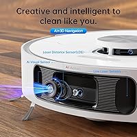 Vista 3 de DREAME L10s Ultra Robot, combo de aspiradora y fregona, limpieza y secado automáticos, base auto-llenable y auto-vaciable para 60 días de limpieza