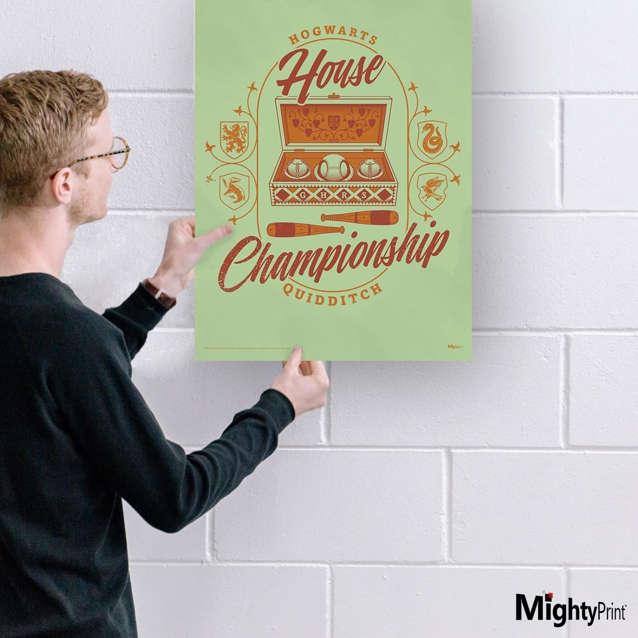 MIGHTYPRINT Harry Potter Quidditch House Championship 17 x 24 Wall Art image 2