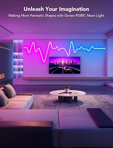 Miniatura 2 de Govee RGBIC - Soportes de montaje de luz de neón para cuerda RGBIC