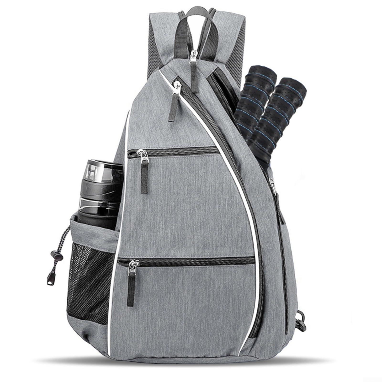 Sac à dos de padel de tennis 47,5 x 35 x 25 cm en tissu Oxford résistant à l'eau avec compartiment séparé pour accessoires