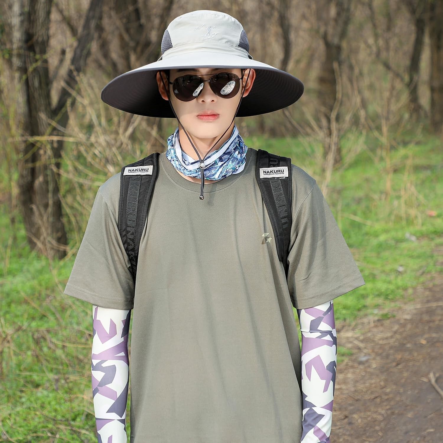 Oversize XL/XXL Sun Hat for Large Head, Unisex Wide Brim Breathable Outdoor Bucket Fishing Hats