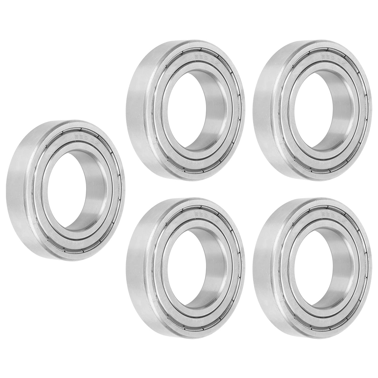 5Pcs Miniature Ball Bearings S6210ZZ Stainless Steel High Speed Equipment Parts 90x50x20mm for Industrial Machinery and Heavy - Duty Applications