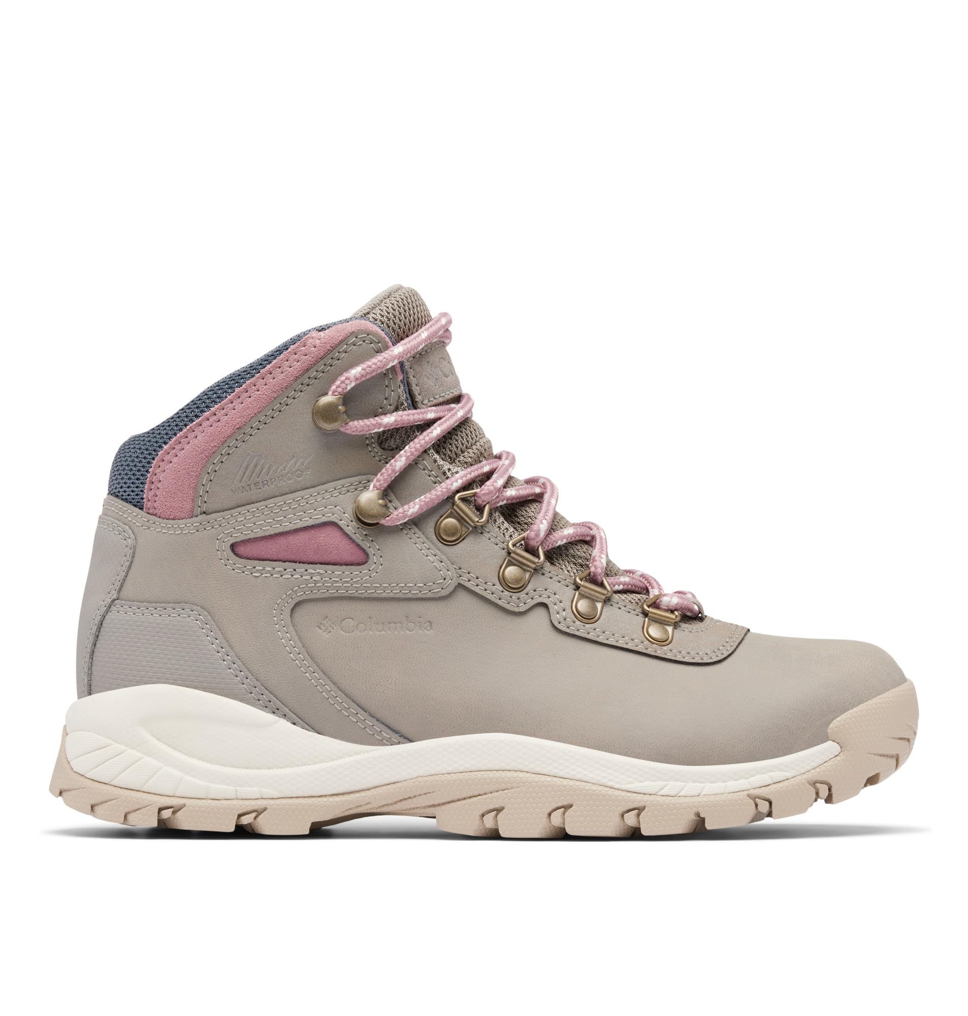 Columbia Newton Ridge Plus, Scarponi da trekking ed escursionismo di media altezza Donna, 2024 Kettle Fig, 40 EU Larga