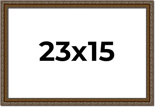 Miniatura 59 de Marco de fotos completo de madera dorada envejecida de 16 x 20 pulgadas con plexiglás acrílico UV, parte trasera de tablero de espuma y accesorios