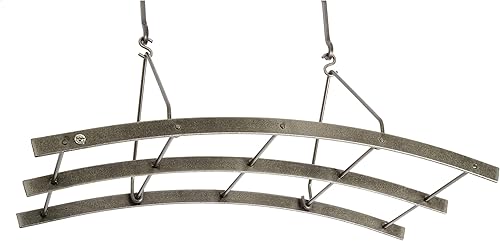 Miniatura 2 de Enclume Estante reversible hecho a mano con 12 ganchos de acero martillado