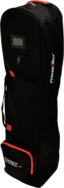 PowerBilt Tpx Travel Cover - Black/Red, One Size