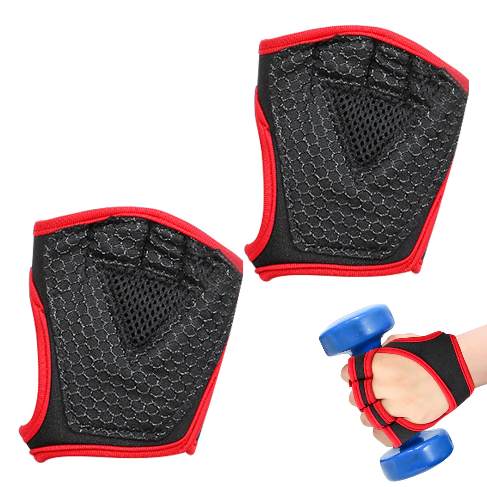 Damskie rękawiczki do ćwiczeń damskie rękawice na siłownię | Mittens Oddychające Half Finger Weight Training Accessories Training Equipment Anti-skid Yoga Protection