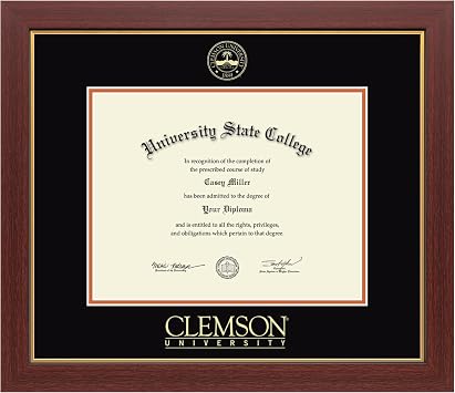 Clemson Gold Embossed Diploma Frame, 8.5 X 11, Model 3B0C8