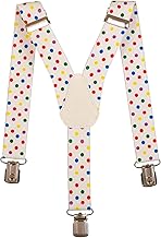 Olata Kinder Hosenträger mit Vielzahl von Mustern | Elastische Y-Hosenträger (1-5 Jahre) – 2,5 cm