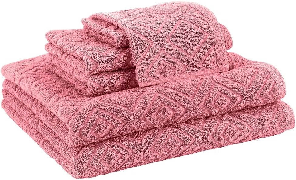 Towel Bathroom Set Quick Drying Absorbent Bath Towel 6 Piece Set