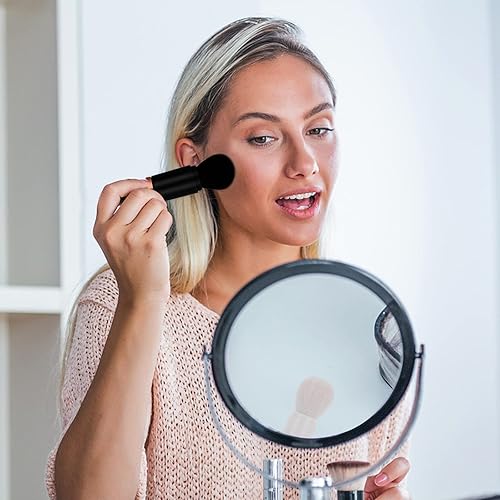 Miniatura 5 de Molain Juego de brochas de maquillaje pequeñas 4 en 1 cepillo de labios portátil de viaje cepillo de reflejos cepillo de sombra de ojos cepillo de