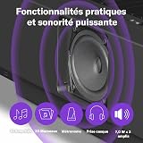 Yamaha P-145 Piano numérique léger et portable avec clavier Graded-Hammer-Compact à 88 touches et 10 voix instrumentales, en noir - 4