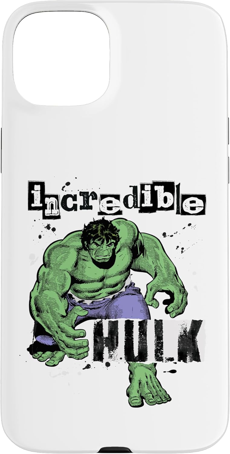 Marvel Super Heroes Incredible Hulk Retro Vintage Comic Case for iPhone 11