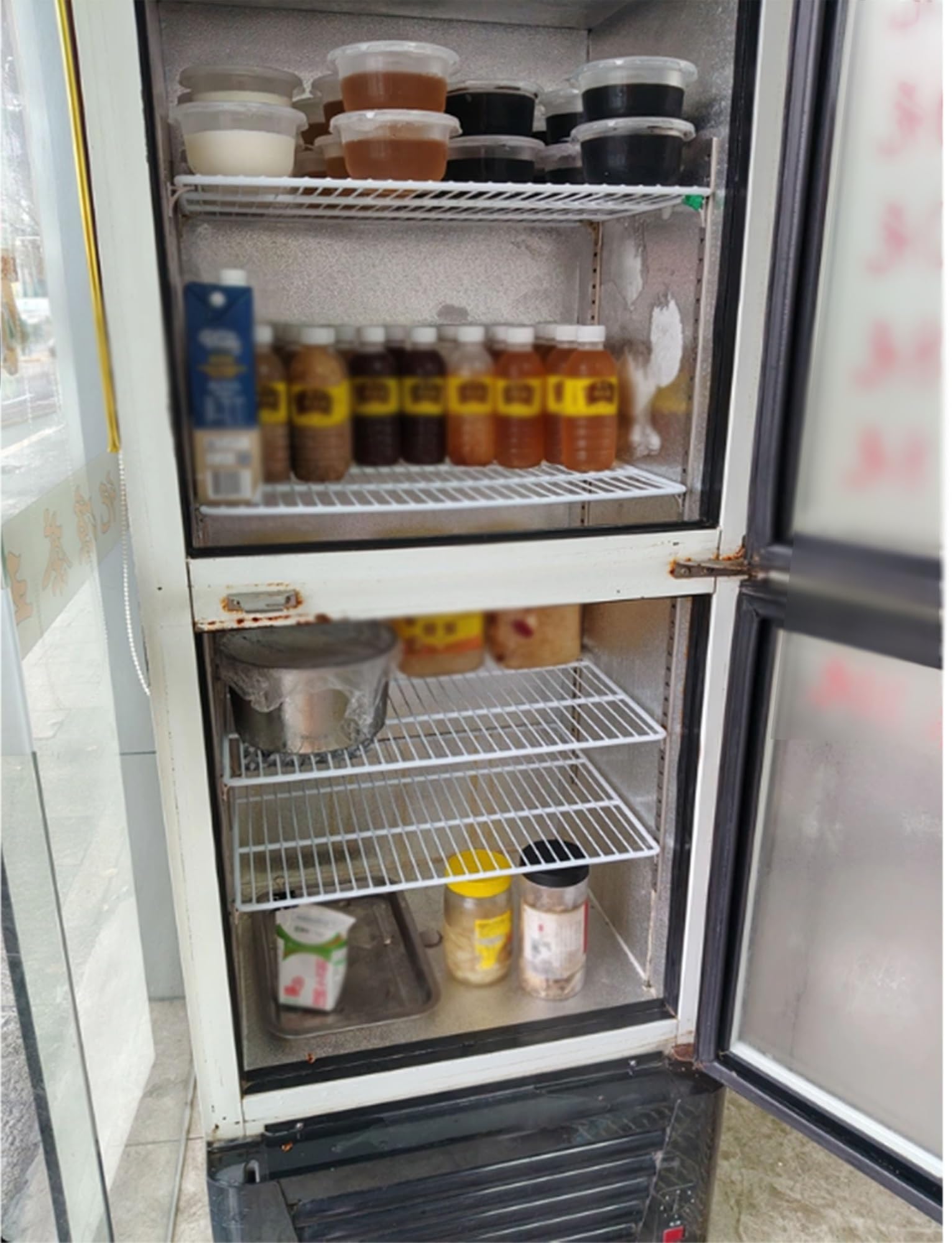 Rejilla Estante de Alambre para Congelador Comercial | Organizador de estantes de almacenamiento de alimentos y bebidas de alta resistencia for supermercados(44x36cm)