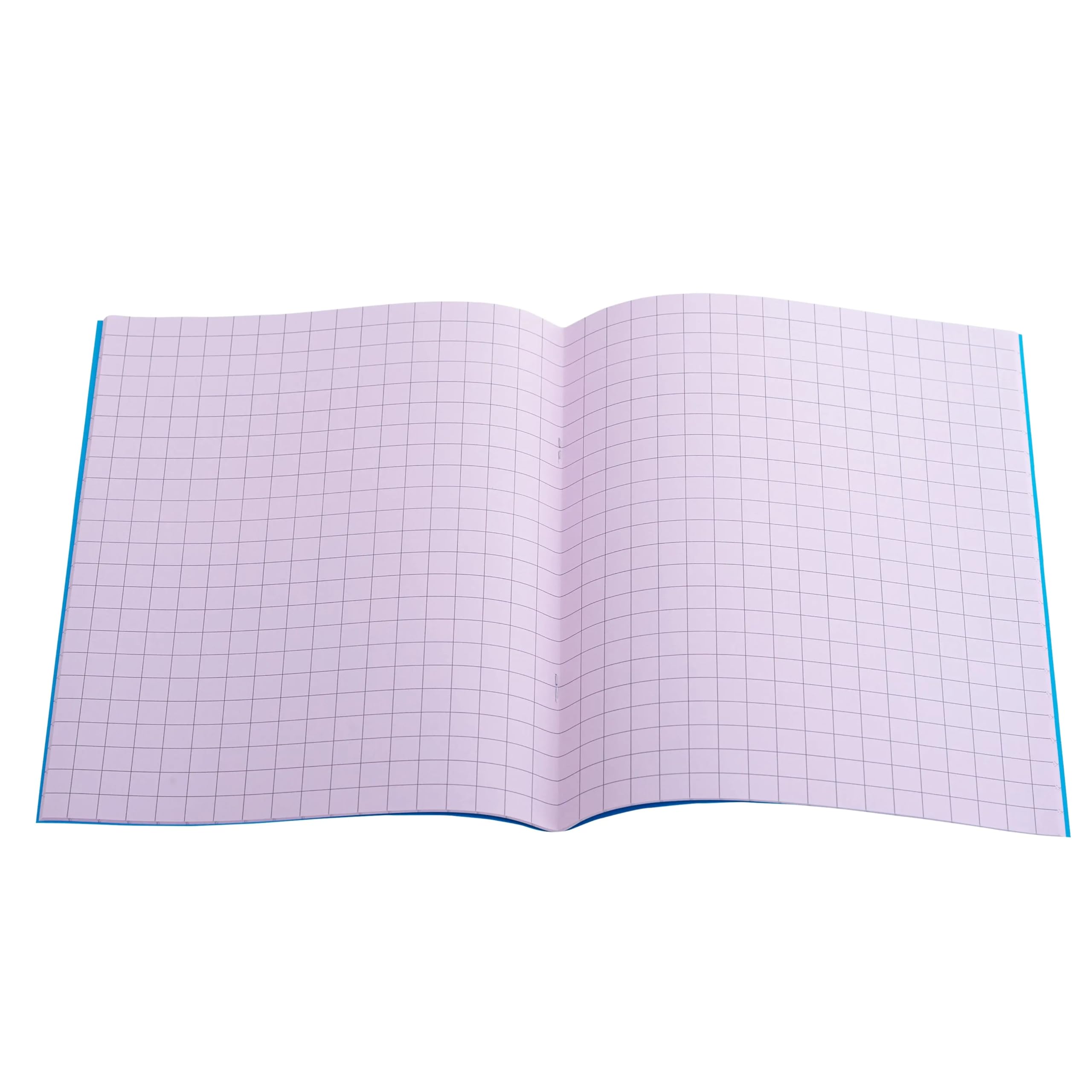 The Dyslexia Shop 9" x 7" - 10mm Squared Coloured Paper Exercise Book Lilac/Pack of 10