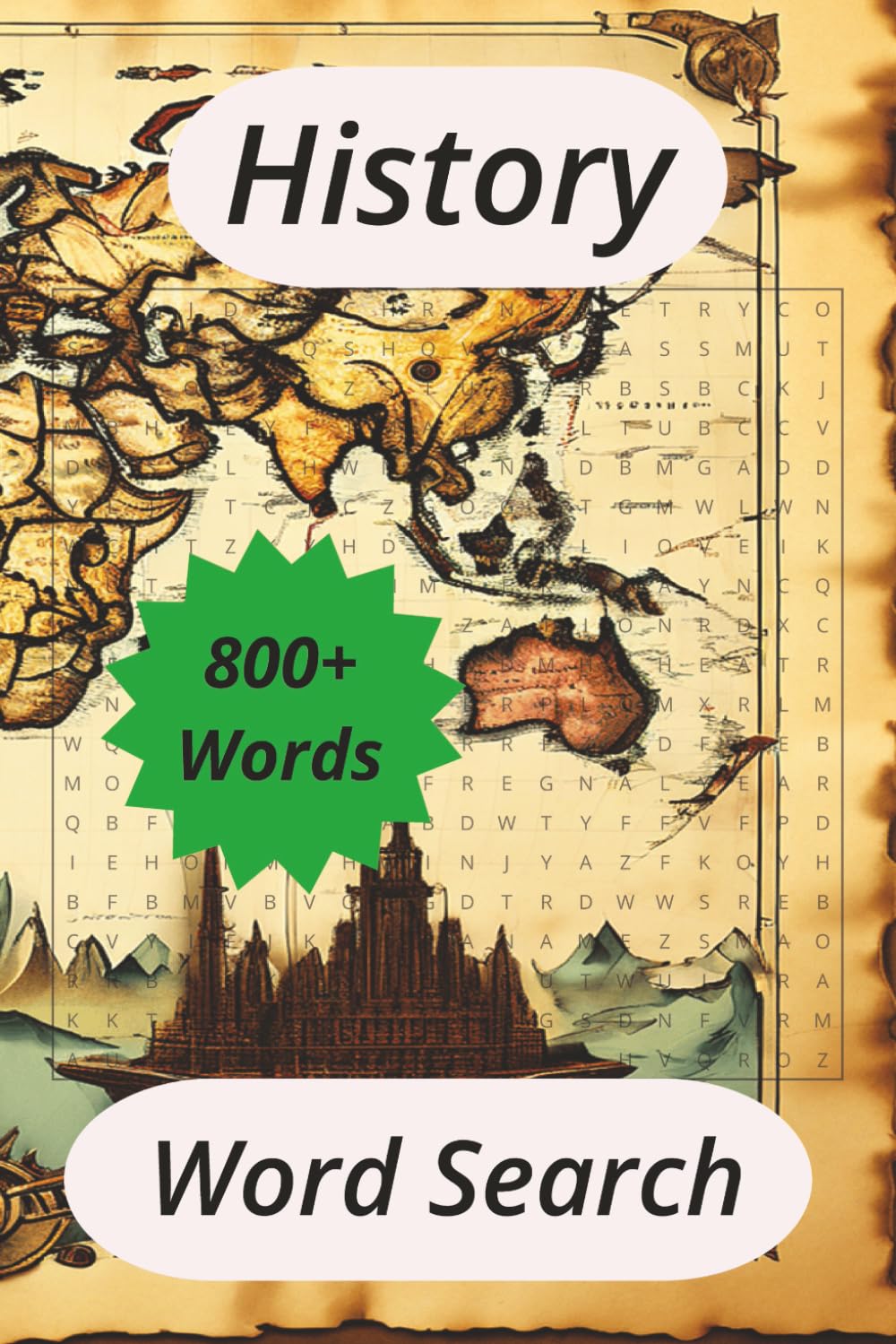 History Word Search Book: History Themed word search, History lovers, Relaxation and Educational.