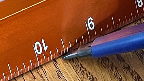 Miniatura 9 de Swanson SVE240 - Báscula de borde recto Savage de 24 pulgadas, no se daña, anodizada y grabada con láser