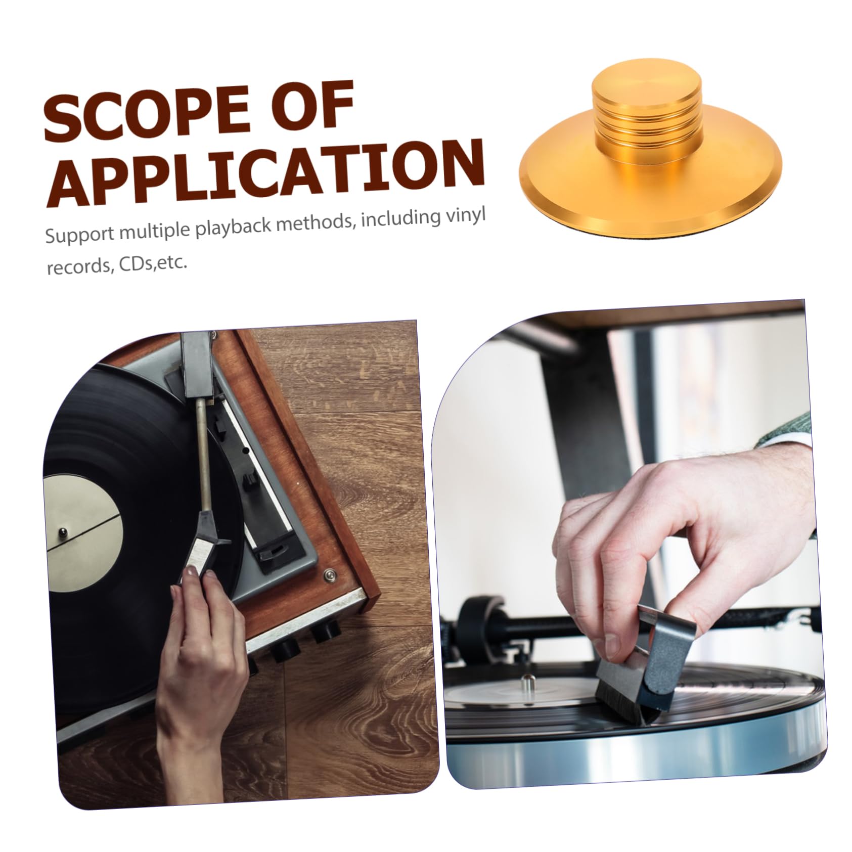 Accessori Per Dischi in Vinile Stabilizzatore Del Peso Del Disco Morsetto Per Dischi Accessori Per Giradischi Basso