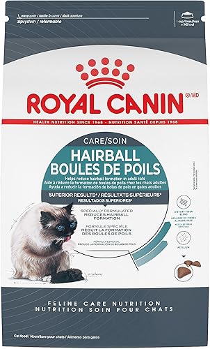 Royal Canin Feline Care Nutrition Hairball Care Alimento seco para gatos adultos, bolsa de 3 libras